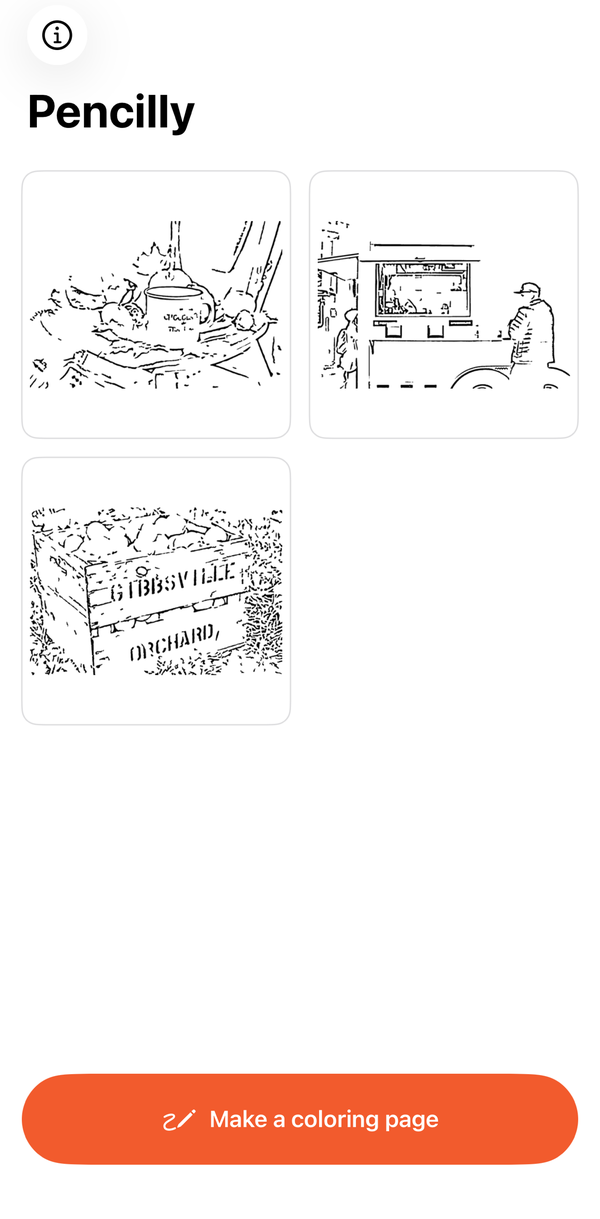 Pencilly screen screen