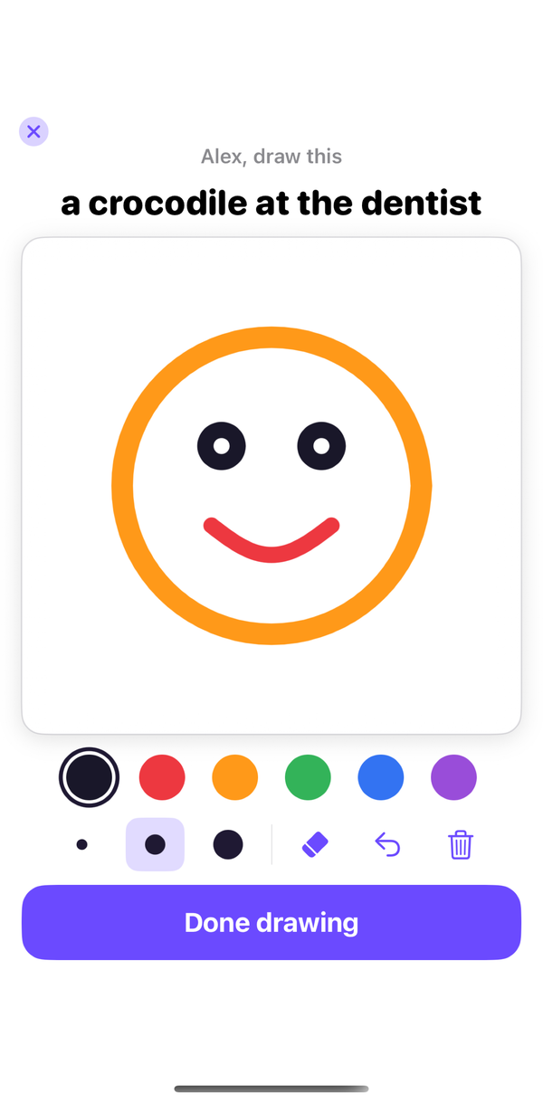 Scrawlly draw screen