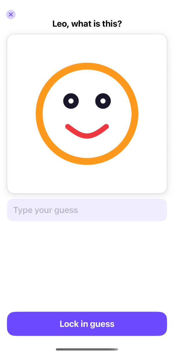 Scrawlly guess screen